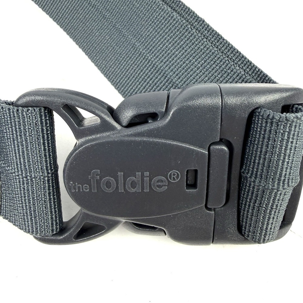 The Foldie Belt Bag Waist Pack Dark Gray Nylon Travel Crossbody RFID Brand New - Picture 7 of 10